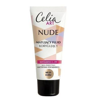 Celia Art Nude Mattierendes korrigierendes Fluid 01 Ecru, 30ml