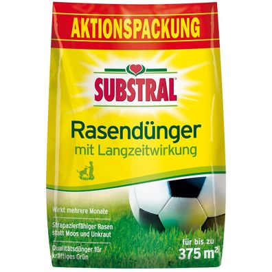 SUBSTRAL® Rasendünger mit Langzeitwirkung 7,5 kg für bis zu 375 m² VD