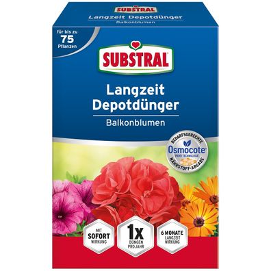 SUBSTRAL® Langzeit Depotdünger Balkonblumen 750 g