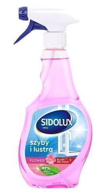 Sidolux Crystal Glasreiniger mit Blumenduft, 500 ml