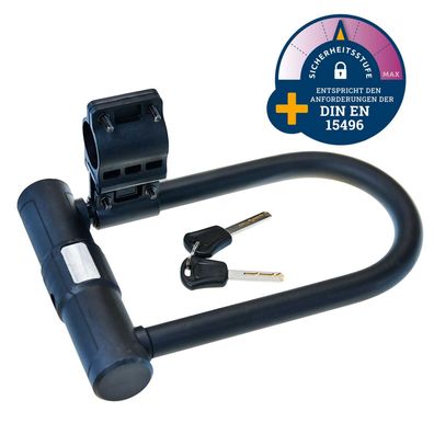 Filmer 49400 Bügelsicherheitsschloss Stahl schwarz