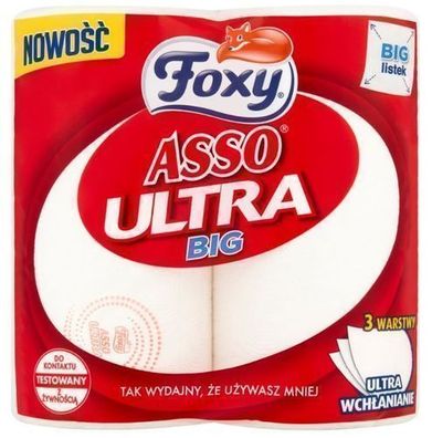 Foxy Asso Ultra BIG Papiertücher - Premium Qualität