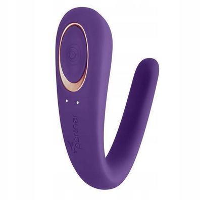 Satisfyer Partner Massage Vibrator für Paare in Lila