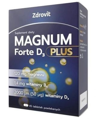 Zdrovit Magnum Forte D3 Plus Tabletten