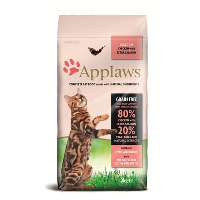 Applaws Cat Trockenfutter Huhn &amp; Lachs 2kg