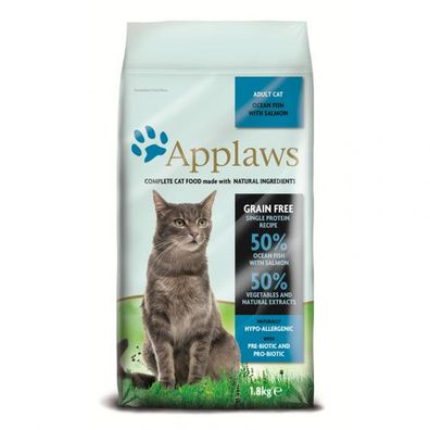 Applaws Cat Trockenfutter Seefisch &amp; Lachs 1,8kg