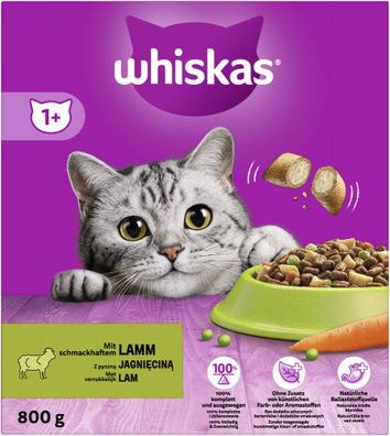 Whiskas Adult 1+ Lamm 800g