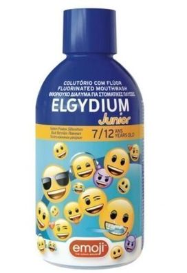 Elgydium Emoji Junior Mundspülung - 500 ml Schutz vor Karies