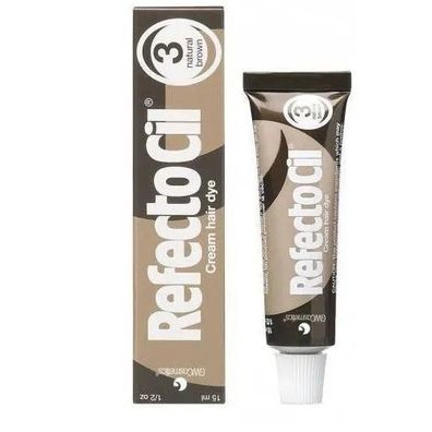 Refectocil Henna für Augenbrauen und Wimpern 3 Naturbraun, 15ml