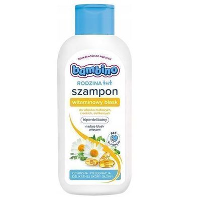 Familia Shampoo fér matte und empfindliche Haare mit Vitamin Glanz, 400ml