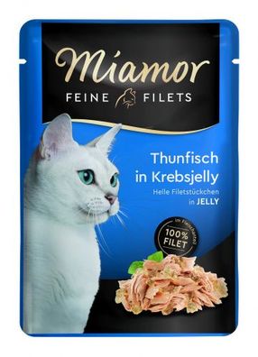 Miamor Feine Filets Thunfisch Krebsjelly100gP