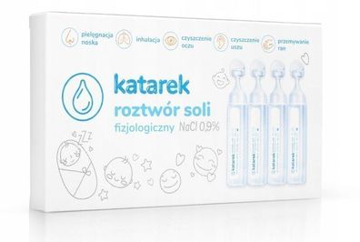 Katarek, Physiologische Kochsalzlösung, 10 x 5 ml