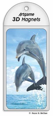 3D Magnet Dolphin Jumpers Delphine