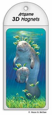 3D Magnet Manatees - Seekühe