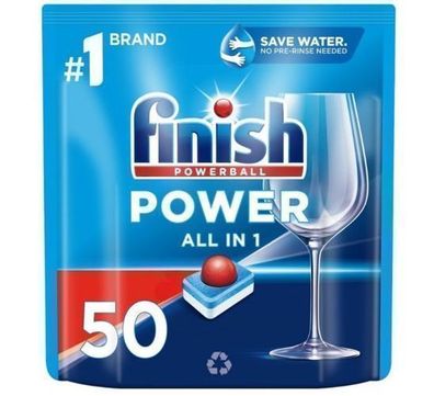 Finish All-In-One Spélmaschinentabs - 50 Tabs