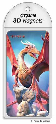 3D Magnet Red Dragon - Roter Drache