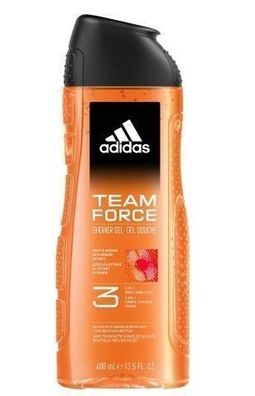 Adidas Team Force Duschgel, 400 ml Flasche