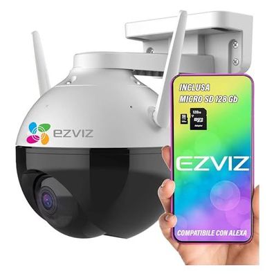 EZVIZ C8C motorisierte WLAN-Kamera, Full HD 1080P, 360°-Ansicht, IP65, Nachtsicht, 12