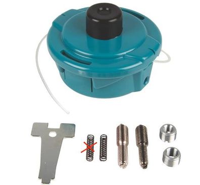 Makita B-02945 2-Faden-Tap&amp; o-Kopf für Trimmer und Heckenscheren, mit 2,4-mm-Fade