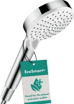 hansgrohe Crometta Vario Green Handbrause 6 l/min, weiß/chrom