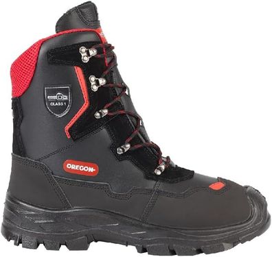 Oregon Yukon Schnittschutzstiefel für Kettensägen, Klasse 1, Leder, wasserdicht, anti