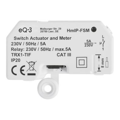 Homematic IP Schaltaktor und Zähler