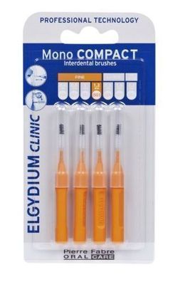 Elgydium Clinic Mono Compact 3 Interdentalbürsten, 4 Stk