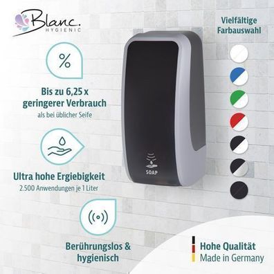 Schaumseifenspender SENSOR, Blanc Cosmos versch. Farben + 2x Schaumseife