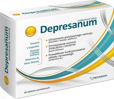 Depresanum L-Tryptophan Inositol Positive Stimmung Anti Stress 60 Tabletten