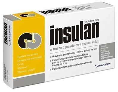 Insulan 60 Tabletten Novascon Diabetes Support