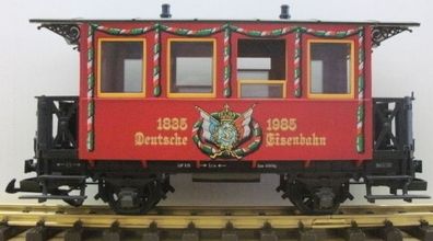 Gebrauchtes 3150 LGB 3150 Wappenwagen rot, 1835-1985 Spur 2m gebraucht 1:22,5