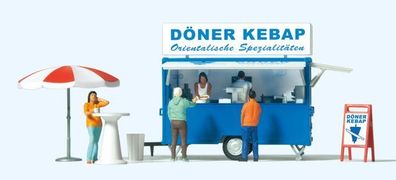 Preiser 10747 Verkaufswagen Döner Kebap Spur H0