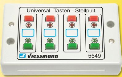 Viessmann 5549 Universal-Tasten-Stellpult, rückmeldefäh allgemein