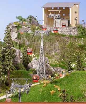 Brawa 6342 H0 Seilbahn Hahnenkamm, Geschenkpackung Spur H0