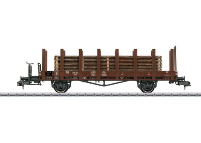 Maerklin 58421 Rungenwagen R10 DB IIIb m. gesägten Holz Spur 1