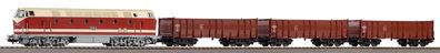 Piko 57138 Startset Güterzug BR 119 DR mit 3 Wagen Spur H0