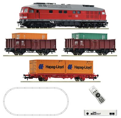 Roco 5110003 z21 Start BR 232 mit Güterzug DB AG DCC Spur H0