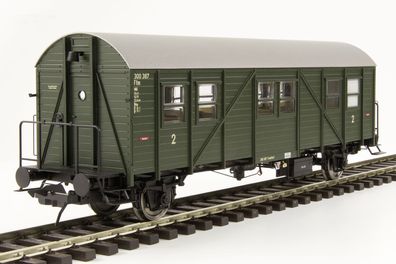 Lenz 41141-02 Behelfspersonenwagen MBi 43 DR III RAL60 Spur 0