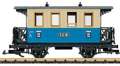 LGB 70307.2 Personenwagen blau/beige Spur 2m