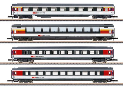 Maerklin 87663 4 tlg. Wagenset EuroCity SBB Spur Z