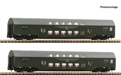 Fleischmann 6260042 DoSto-Set 2. Kl. Wagen DR IV 2-tlg. Spur N