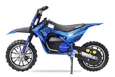 Serval Prime Elektro Nitro Motors 500W Eco mini Kinder Dirtbike 10-Zoll