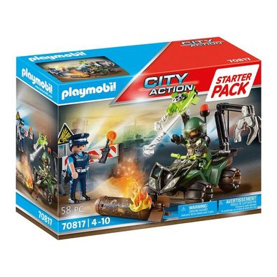 Playmobil 70817 City Action Starter Pack Polizei: Gefahrentraining