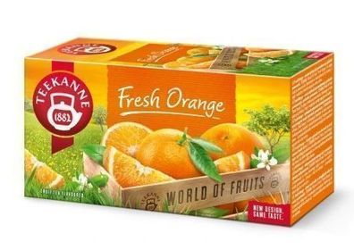 Teekanne Frische Orange Kräutertee (20 Beutel) - Erfrischende Entspannung