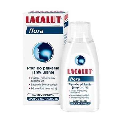 Lacalut Flora Mundspülung, 300ml - Erfrischende Mundhygiene