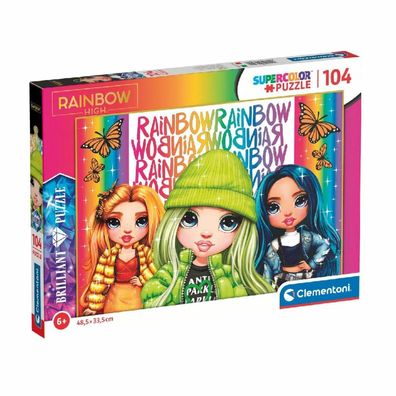 Clementoni Regenbogen Hochpuzzle 104tlg