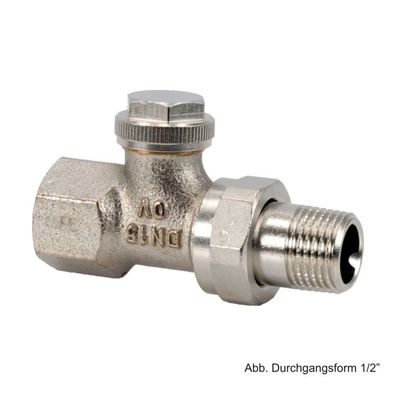 Oventrop HK-Verschraubung Combi 3 DN15,1/2", N10, Durchgang, 1090462