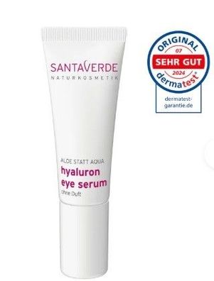 Santaverde Naturkosmetik - hyaluron eye serum  - 10 ml wirkt hydratisierend