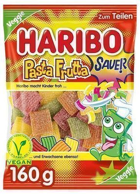 Haribo Pasta Frutta Sauer Gummibärchen 160 g