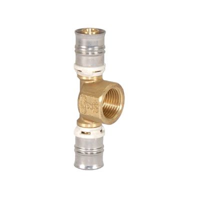 Alpex F 50 PROFI Übergangs-T-Stück mit IG, 32 mm x 1/2" x 32 mm